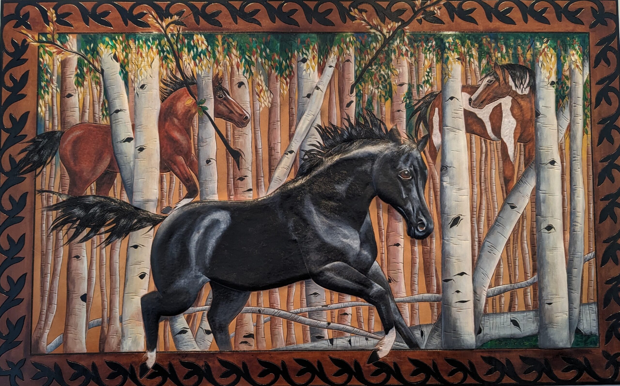 raven in the aspens jpg scaled